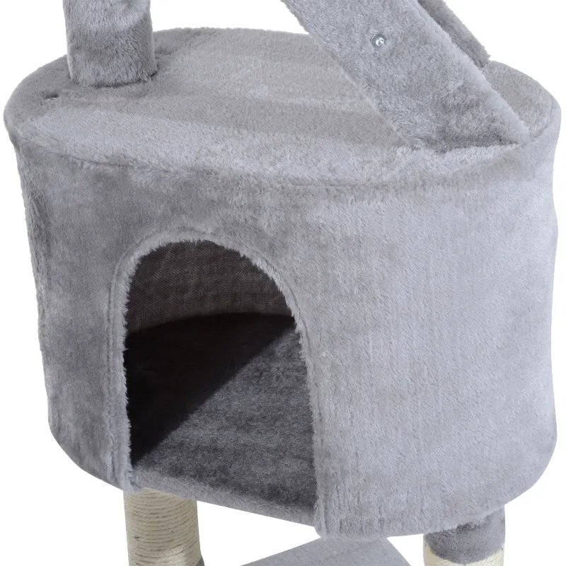49" Deluxe Cat Tree Tower - Grey