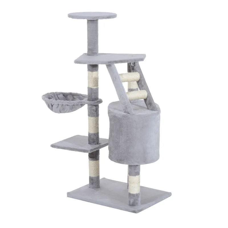 49" Deluxe Cat Tree Tower - Grey