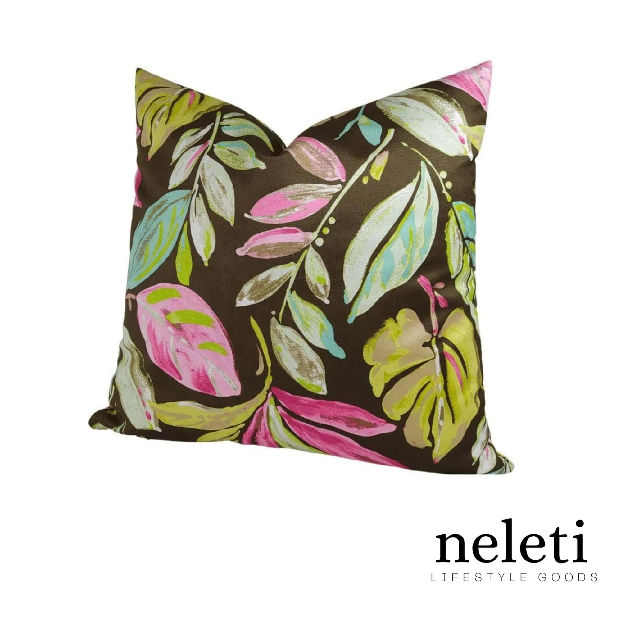 Brown Pillow Covers with Fall Leaves at Neleti.com