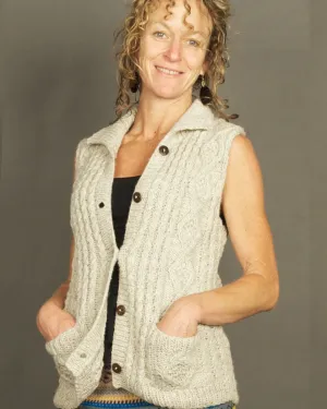 Cable Knit Vest