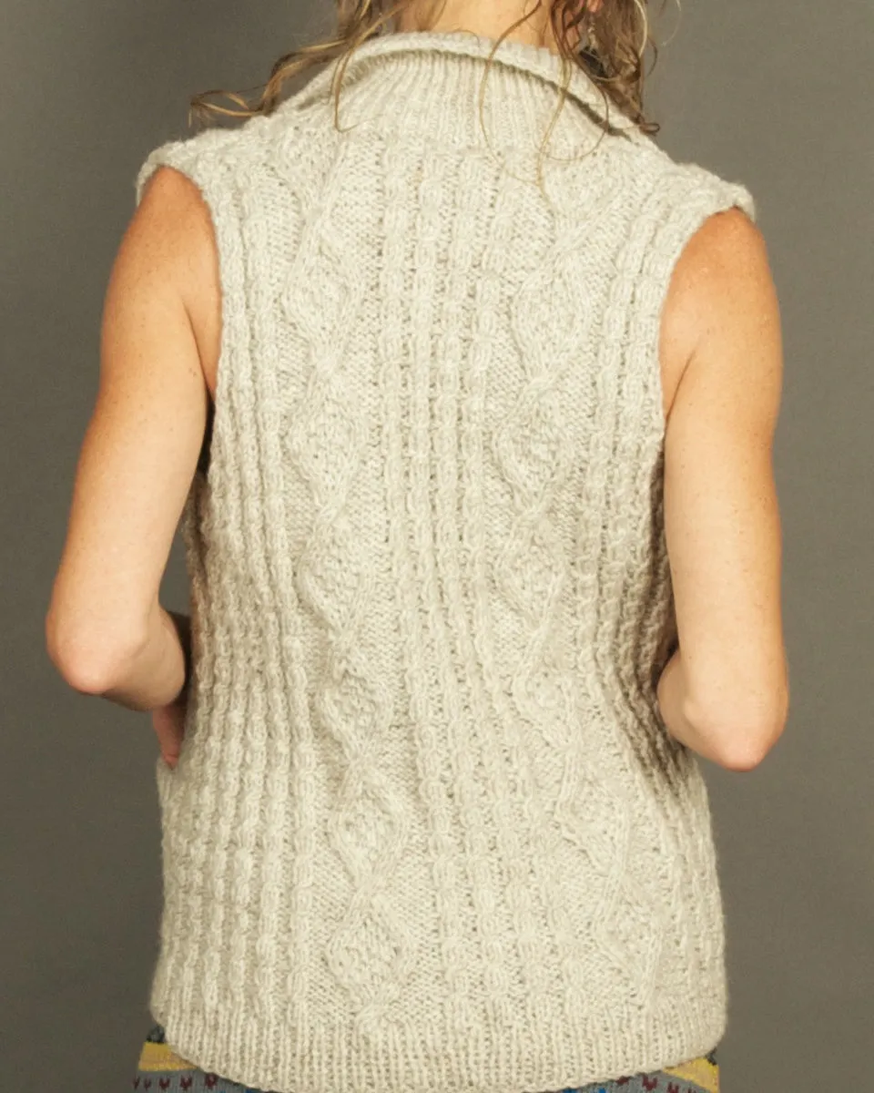 Cable Knit Vest