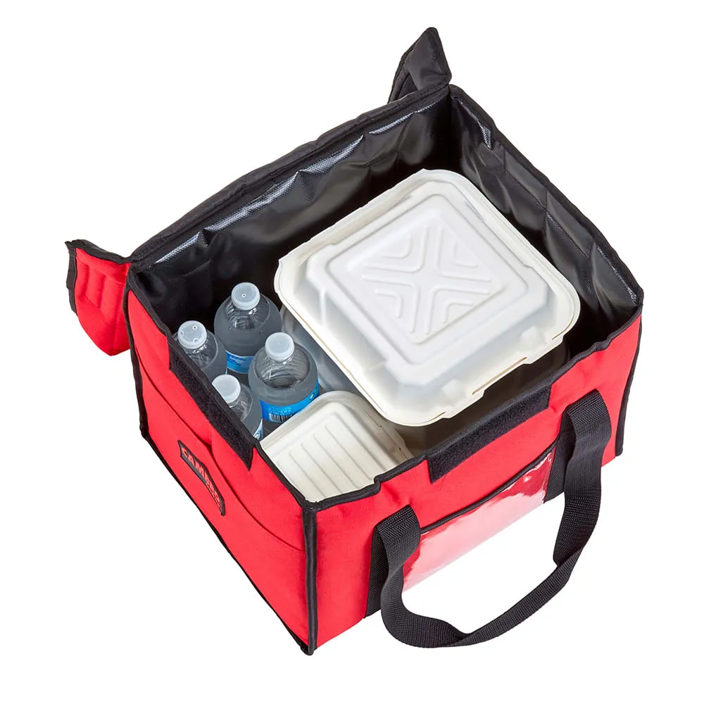 Cambro GBD151212521 15" x 12" x 12" Insulated Red Loading GoBag