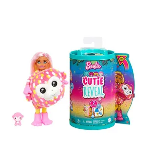 Cutie Reveal Jungle Series - Chelsea™ Doll with Monkey Plush