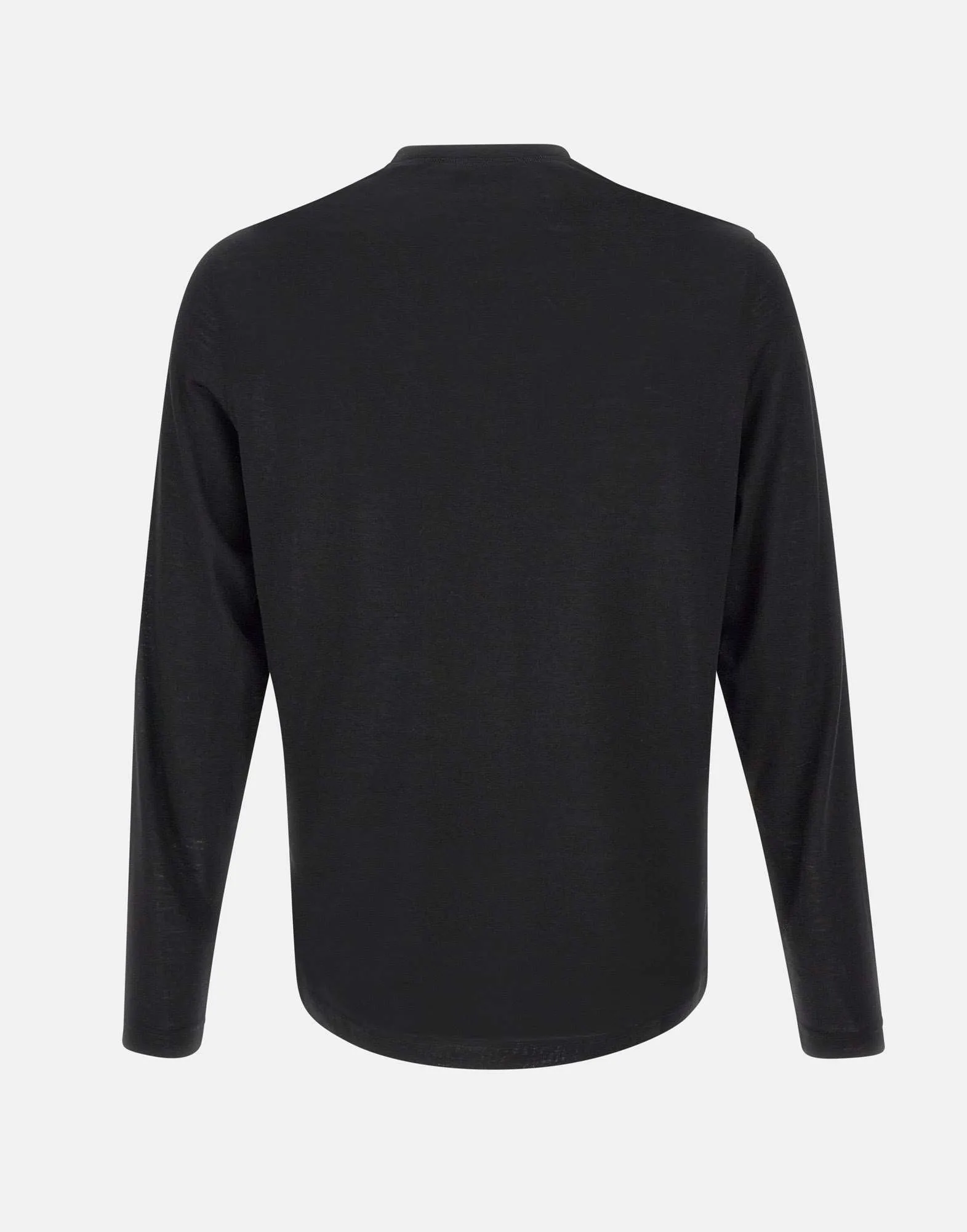 Extrafine Merino Wool Black Sweater