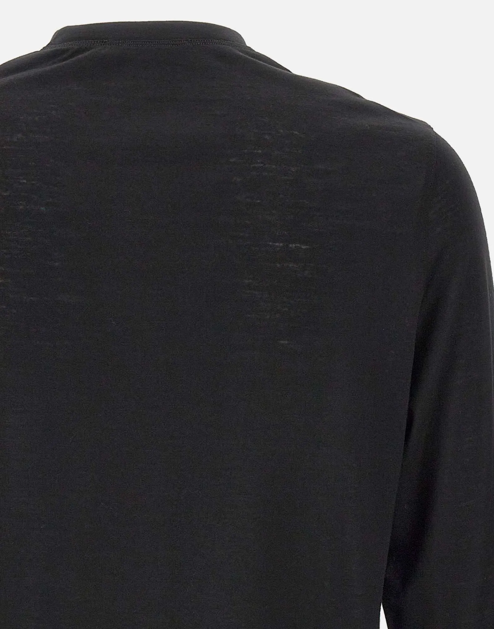 Extrafine Merino Wool Black Sweater