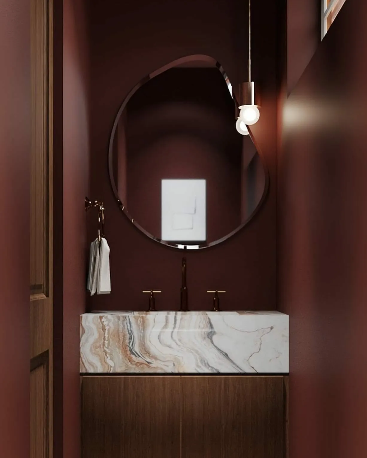 Farrow & Ball Deep Reddish Brown No. W101 - Archive Collection