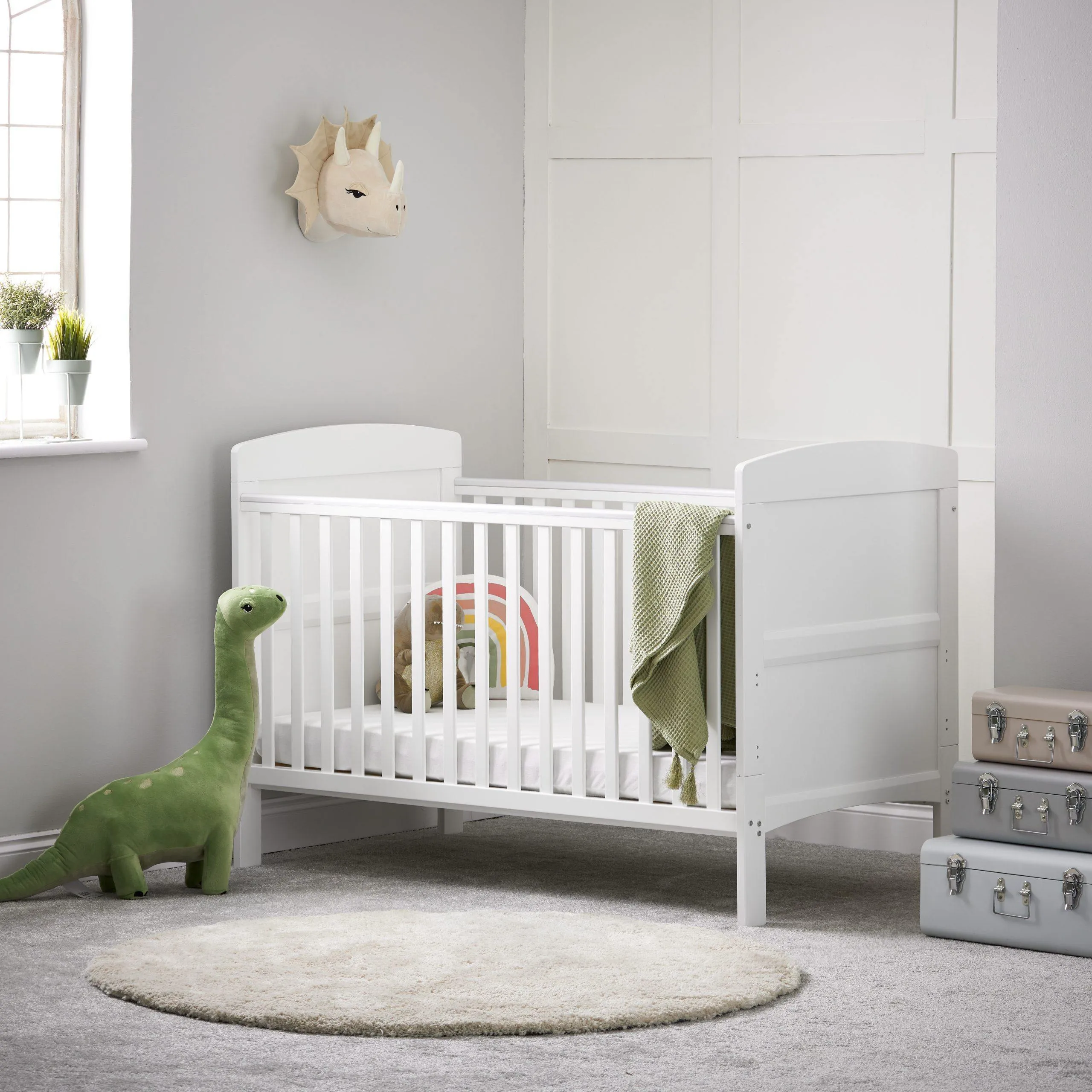 Grace 3 Piece Nursery Furniture Set - White