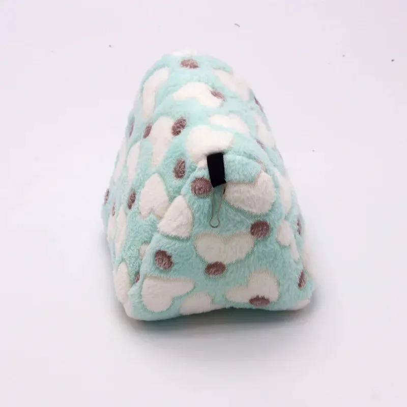 Heart Plush Pet Hamster Nest for Birds House Warm Comfortable Winter Parrot Hammock Cave Cage Hut Tent Pet Bird Cage Accessories