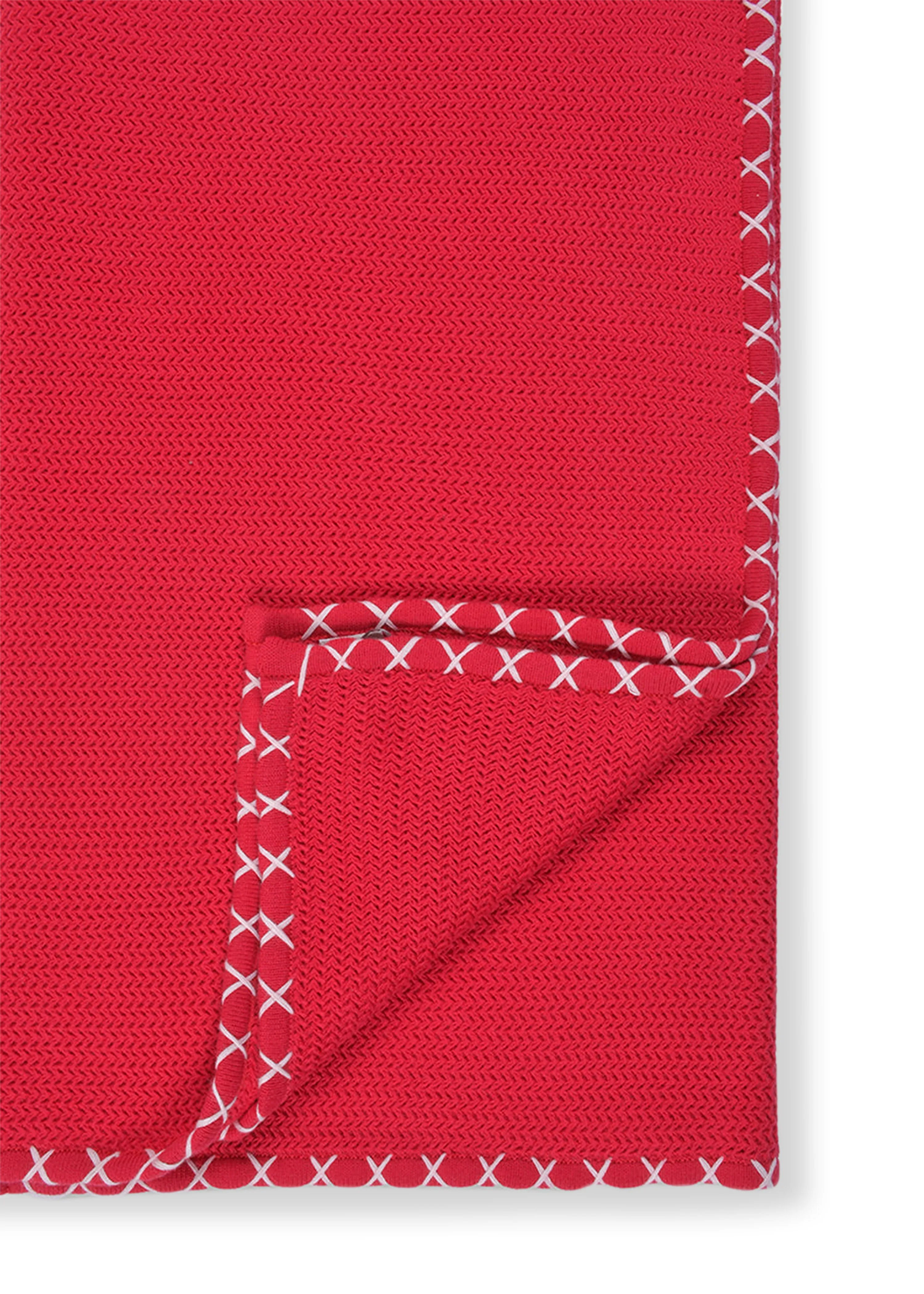 Herringbone Baby Blanket in Cotton