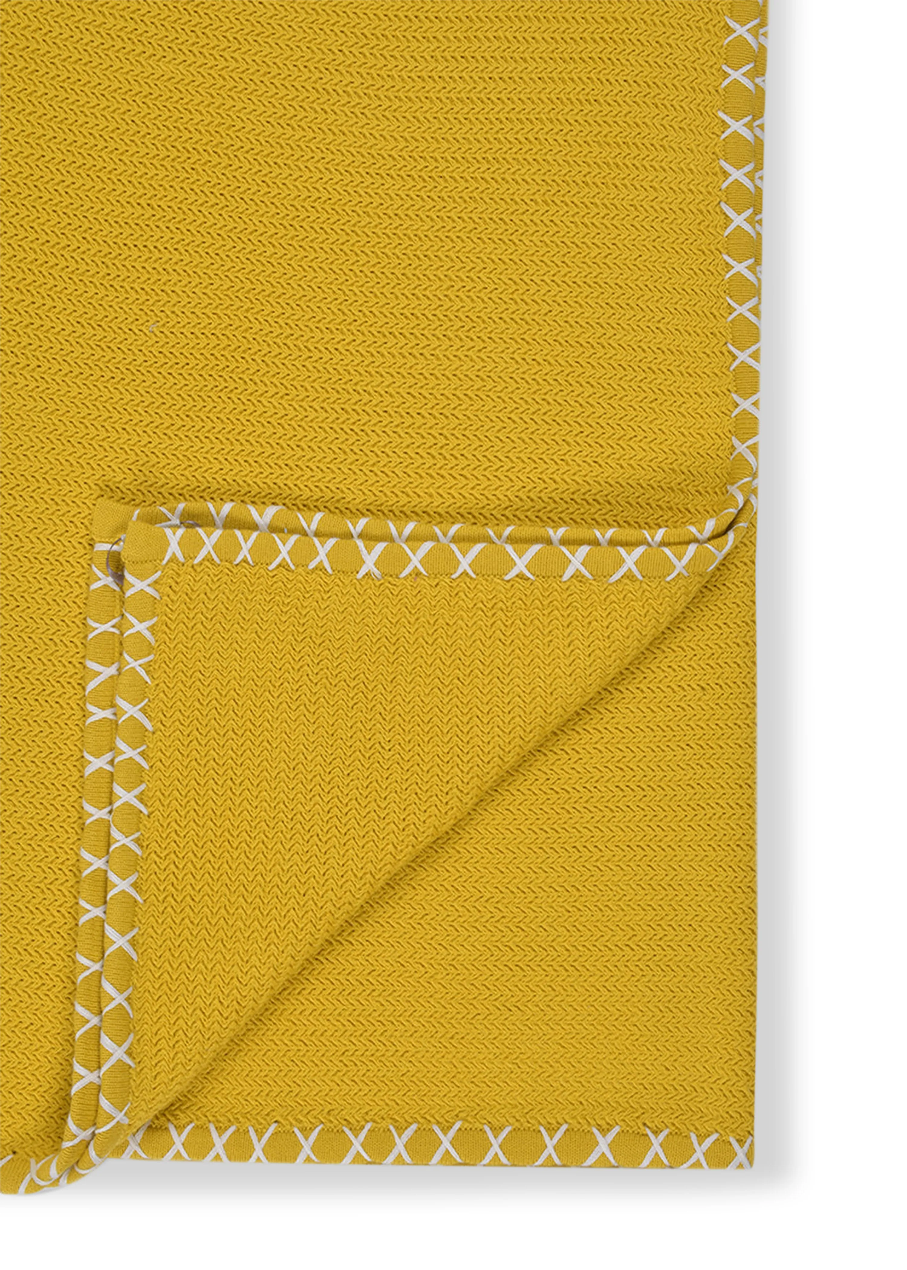 Herringbone Baby Blanket in Cotton