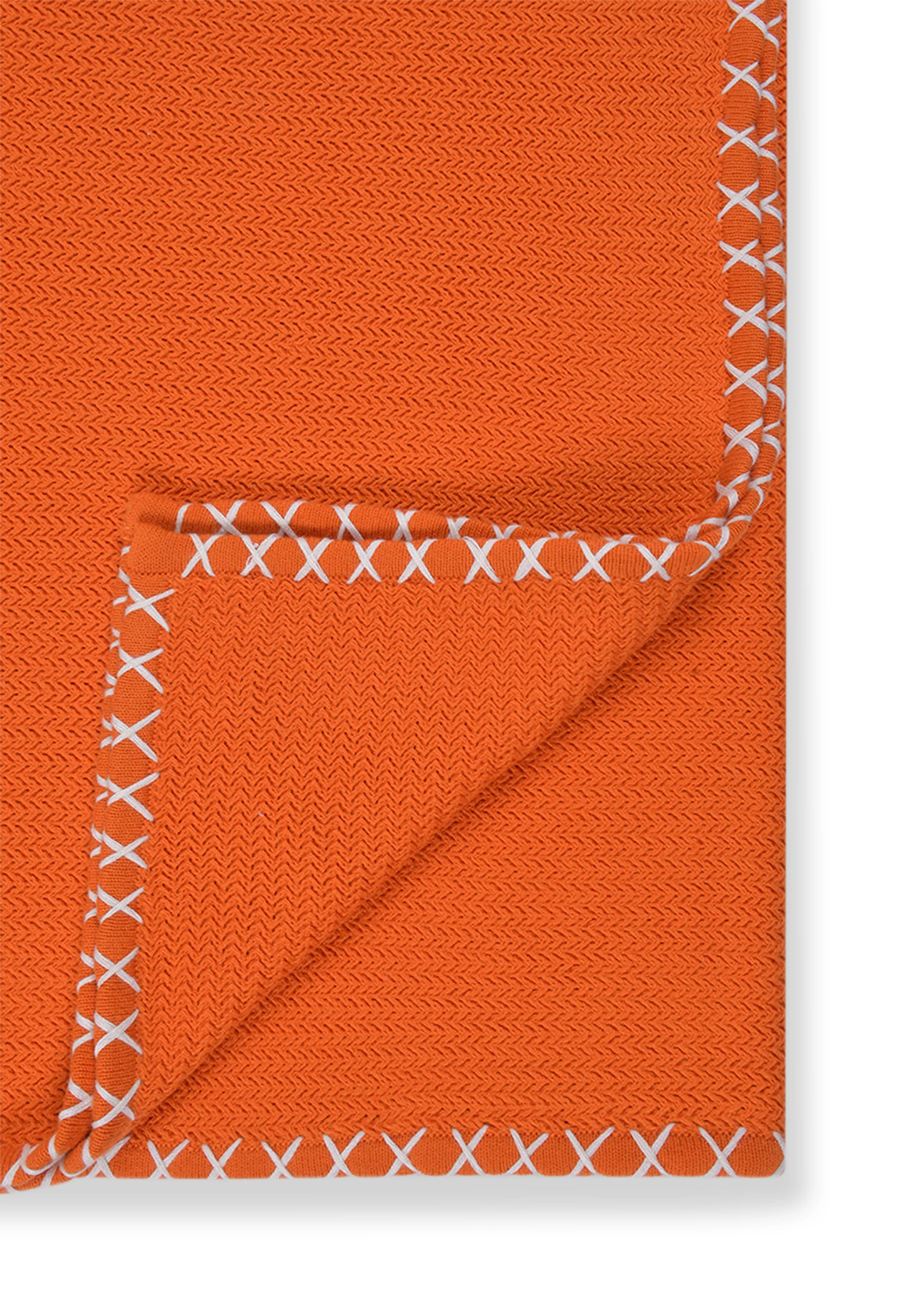 Herringbone Baby Blanket in Cotton