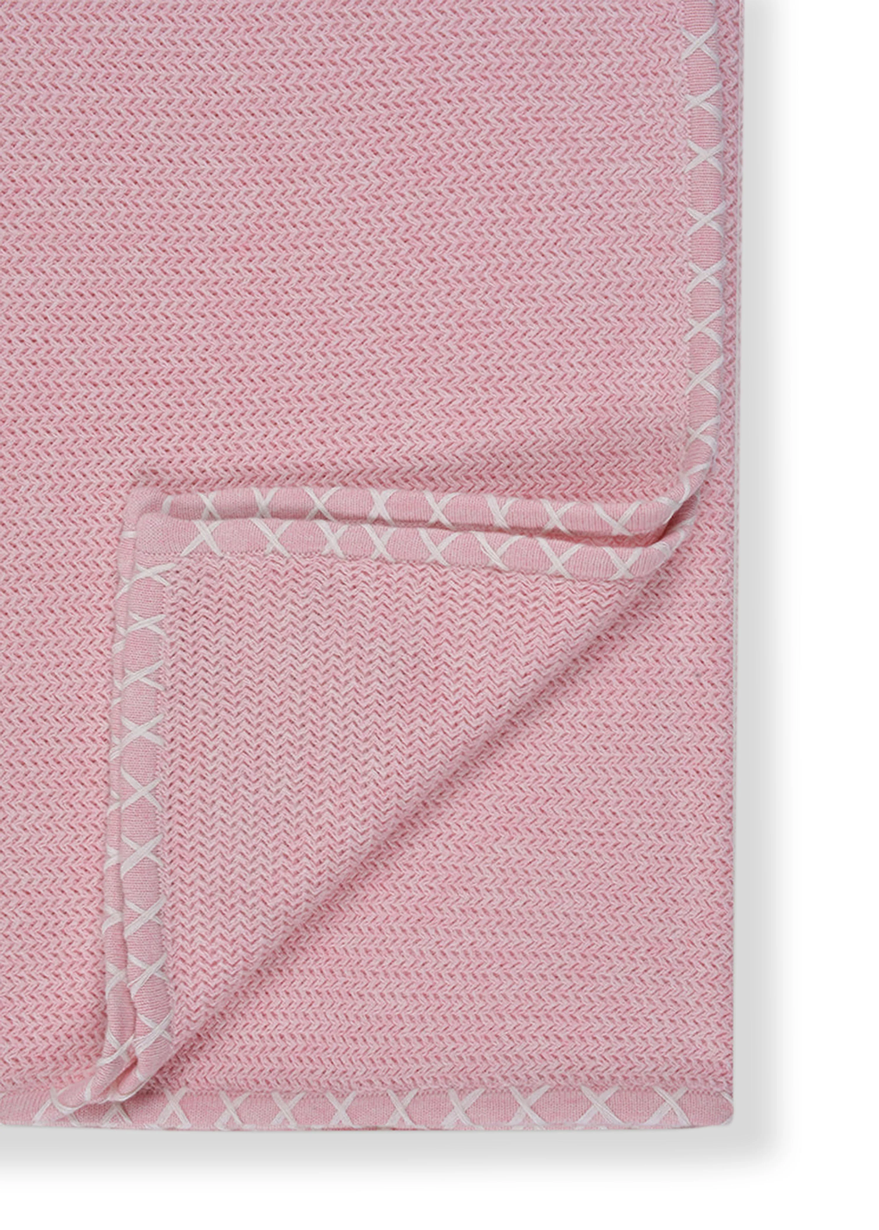 Herringbone Baby Blanket in Cotton