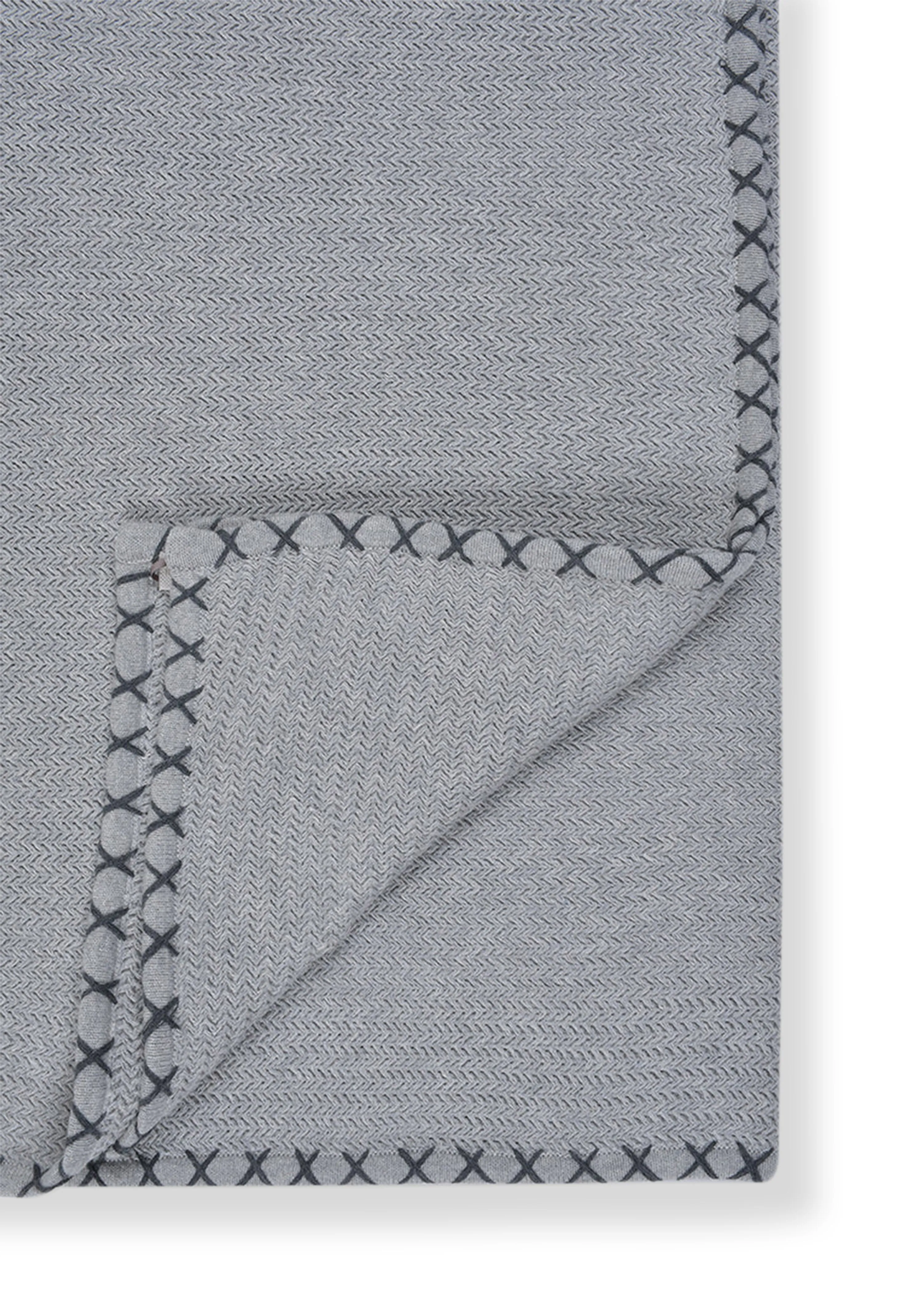Herringbone Baby Blanket in Cotton