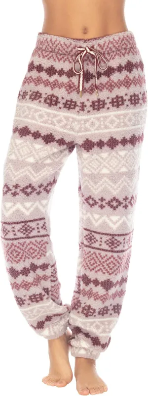Honeydew Intimates Sherpa Cozy Night Fleece Pants in Beloved Geo