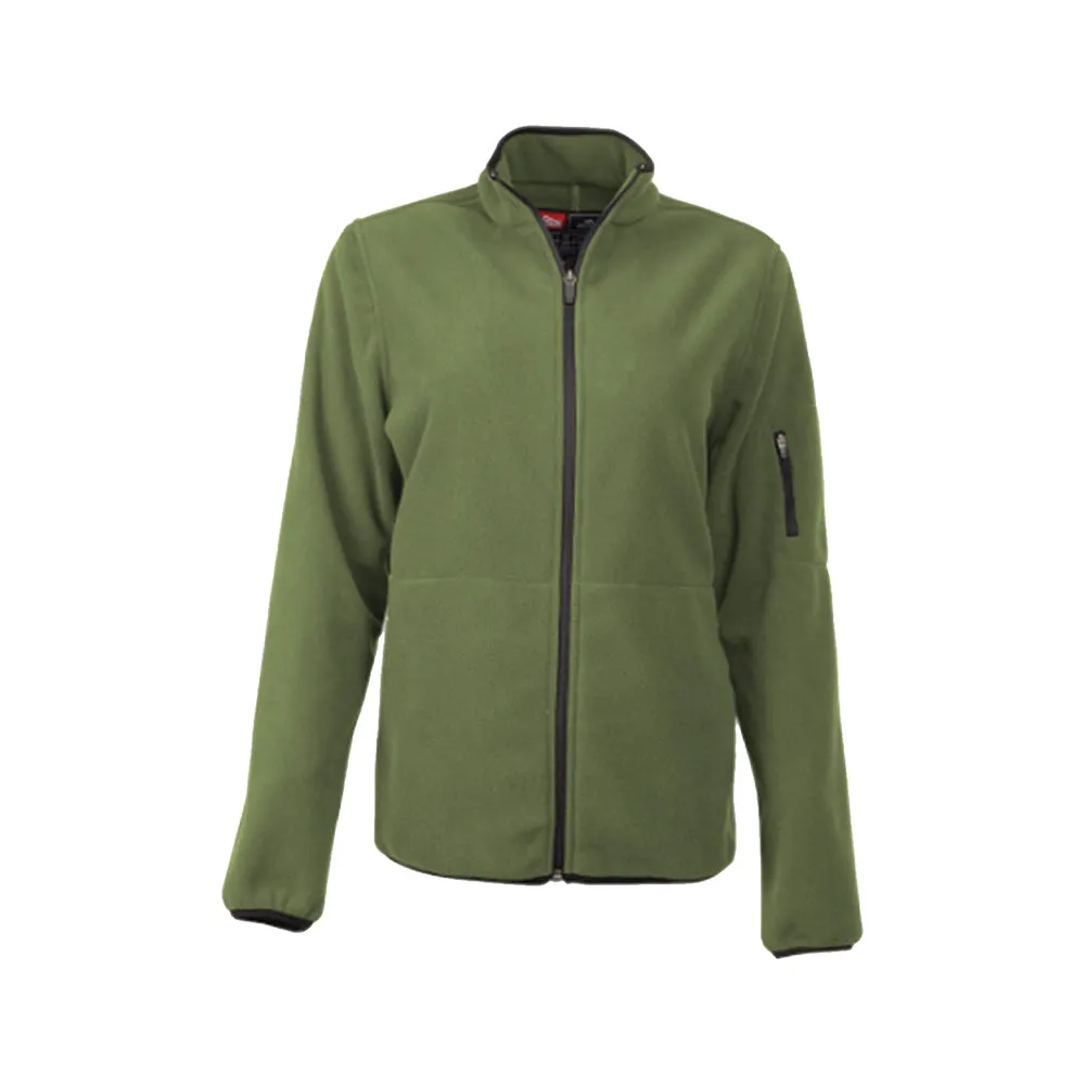 JONSSON WOMEN'S FIVE POCKET FLEECE JACKET COLOUR-FERN GREEN SIZE-3XL