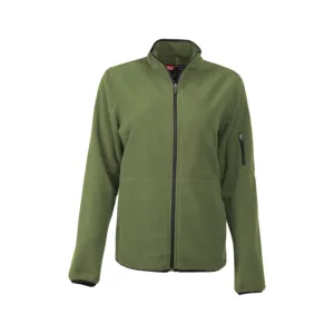 JONSSON WOMEN'S FIVE POCKET FLEECE JACKET COLOUR-FERN GREEN SIZE-3XL