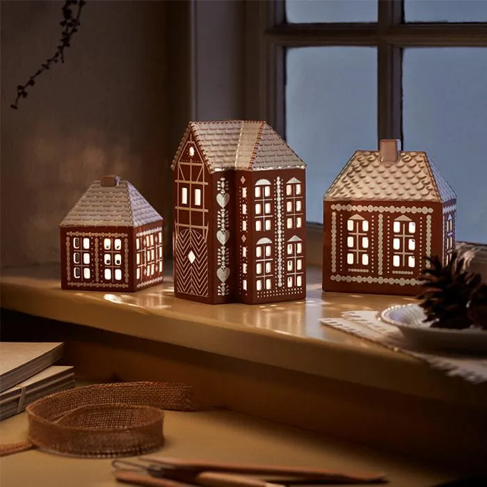 Kähler Gingerbread Lighthouse Set, 3 pcs.