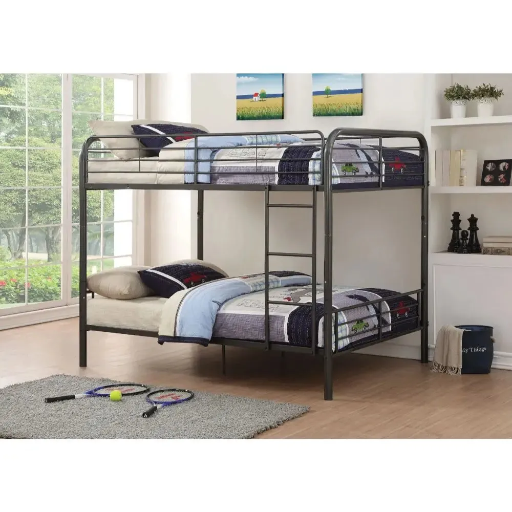 Lainey Full/Full Bunk Bed, Gunmetal