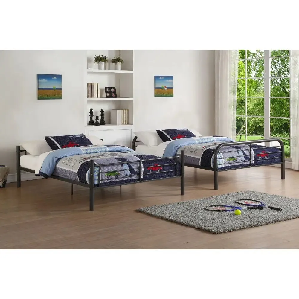 Lainey Full/Full Bunk Bed, Gunmetal