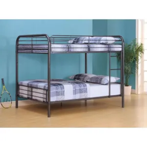 Lainey Full/Full Bunk Bed, Gunmetal