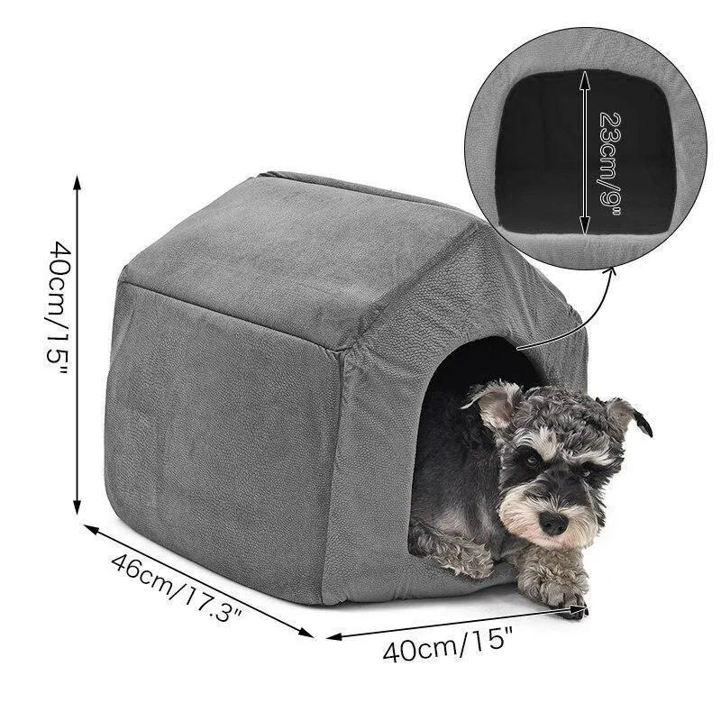 Luxury Dog House Cozy Dog Bed Puppy Kennel