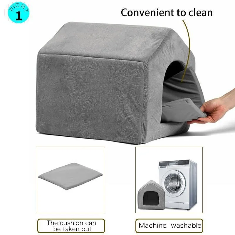 Luxury Dog House Cozy Dog Bed Puppy Kennel