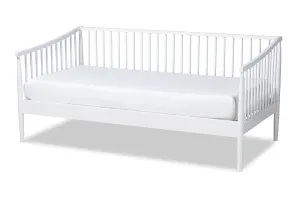 Marco White Finished Wood Twin Size Spindle Daybed