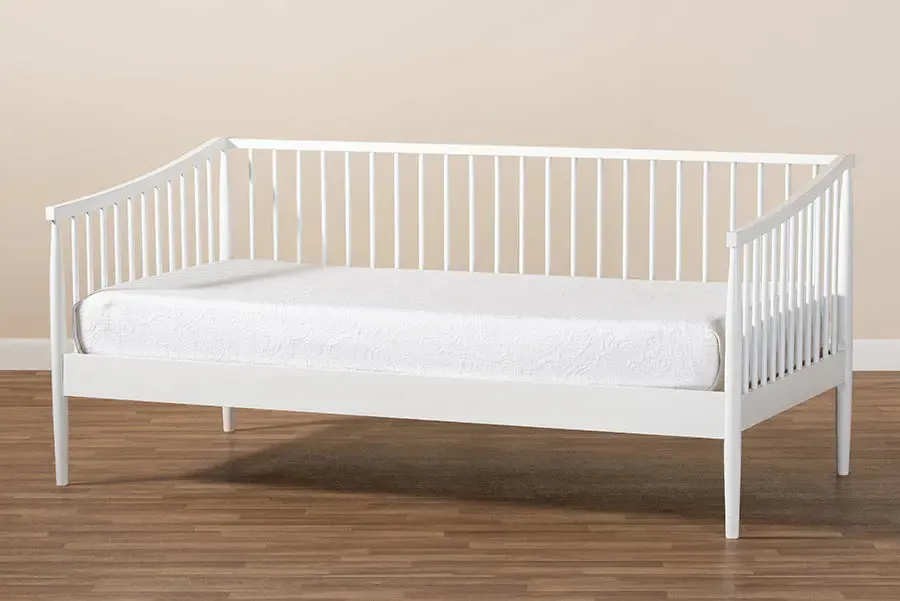 Marco White Finished Wood Twin Size Spindle Daybed