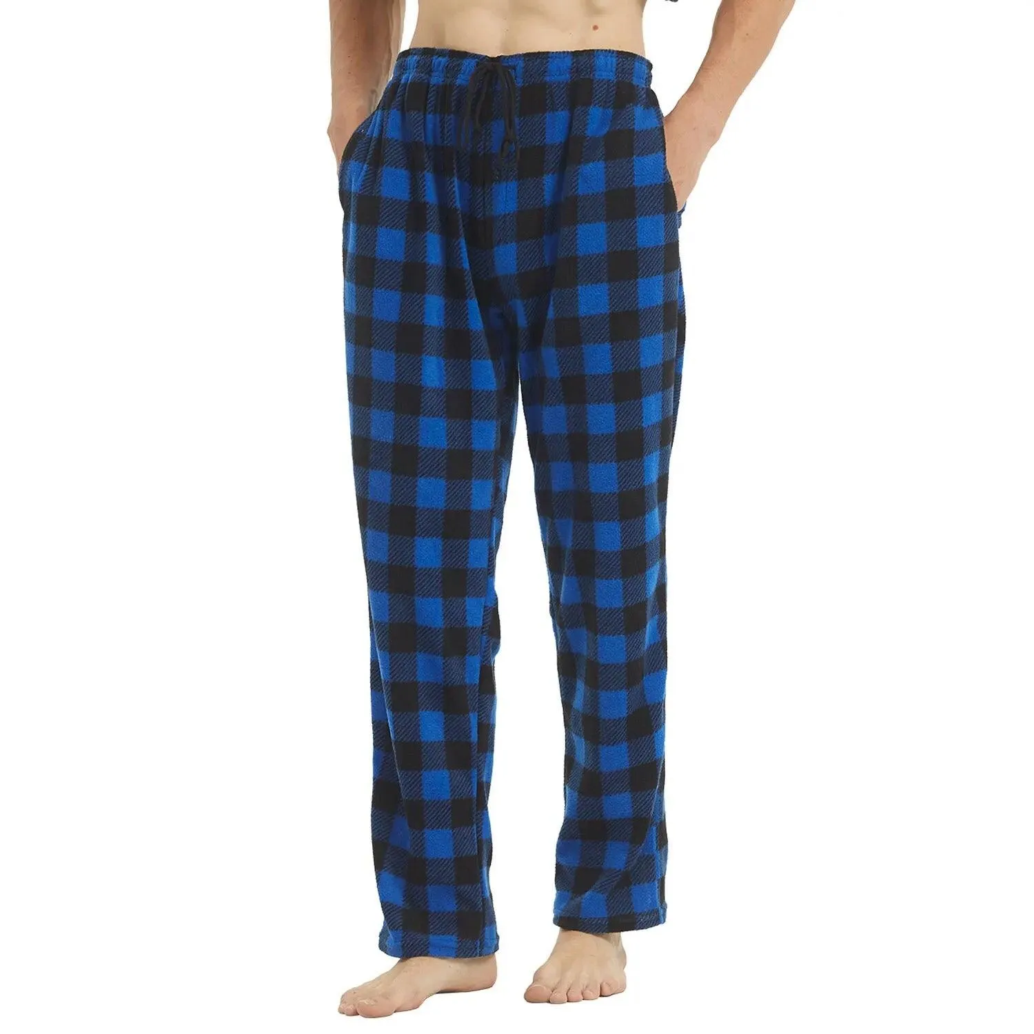 Men's Comfort Stretchy Plaid Pajama Pants
