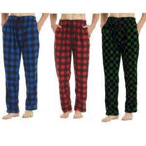 Men's Comfort Stretchy Plaid Pajama Pants