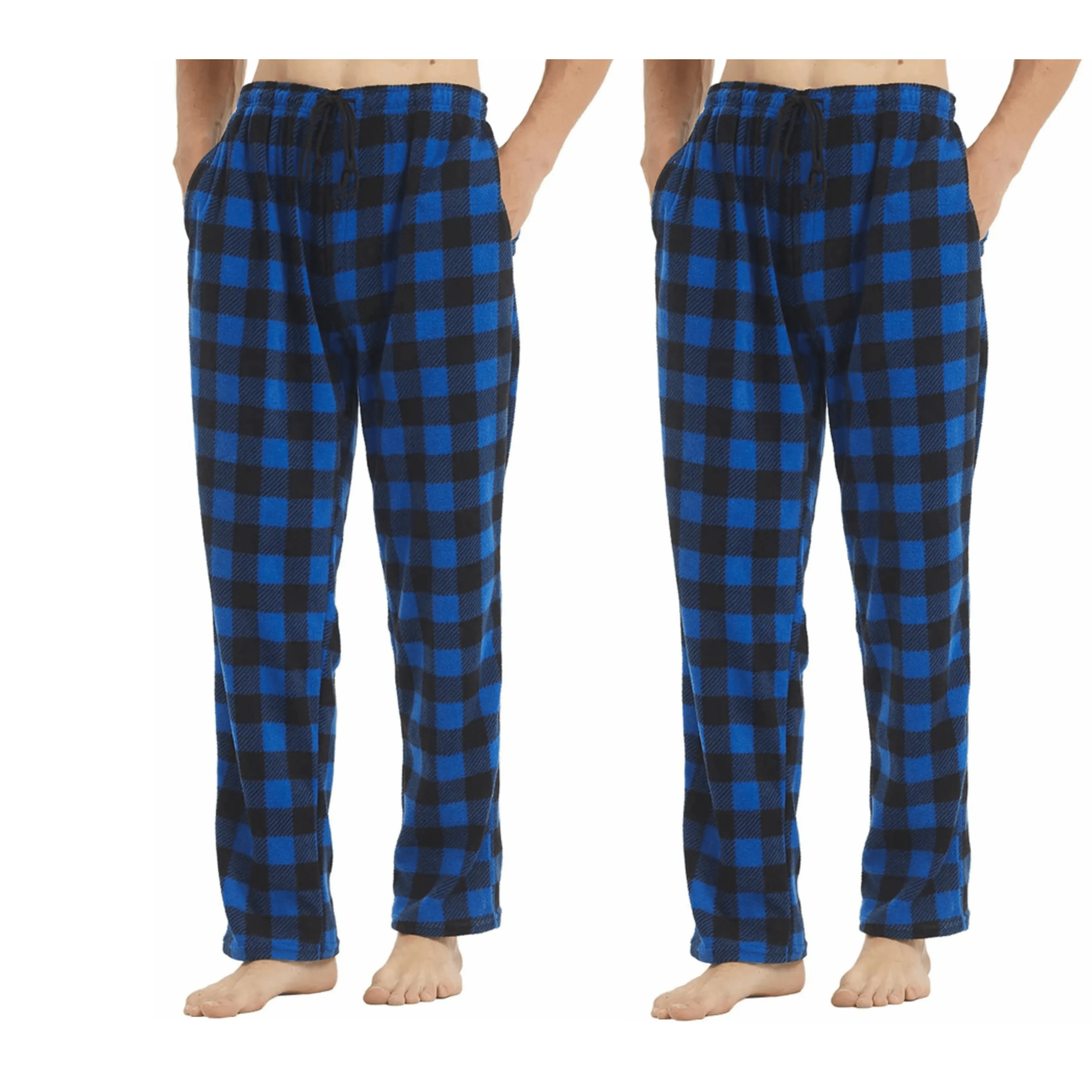 Men's Comfort Stretchy Plaid Pajama Pants