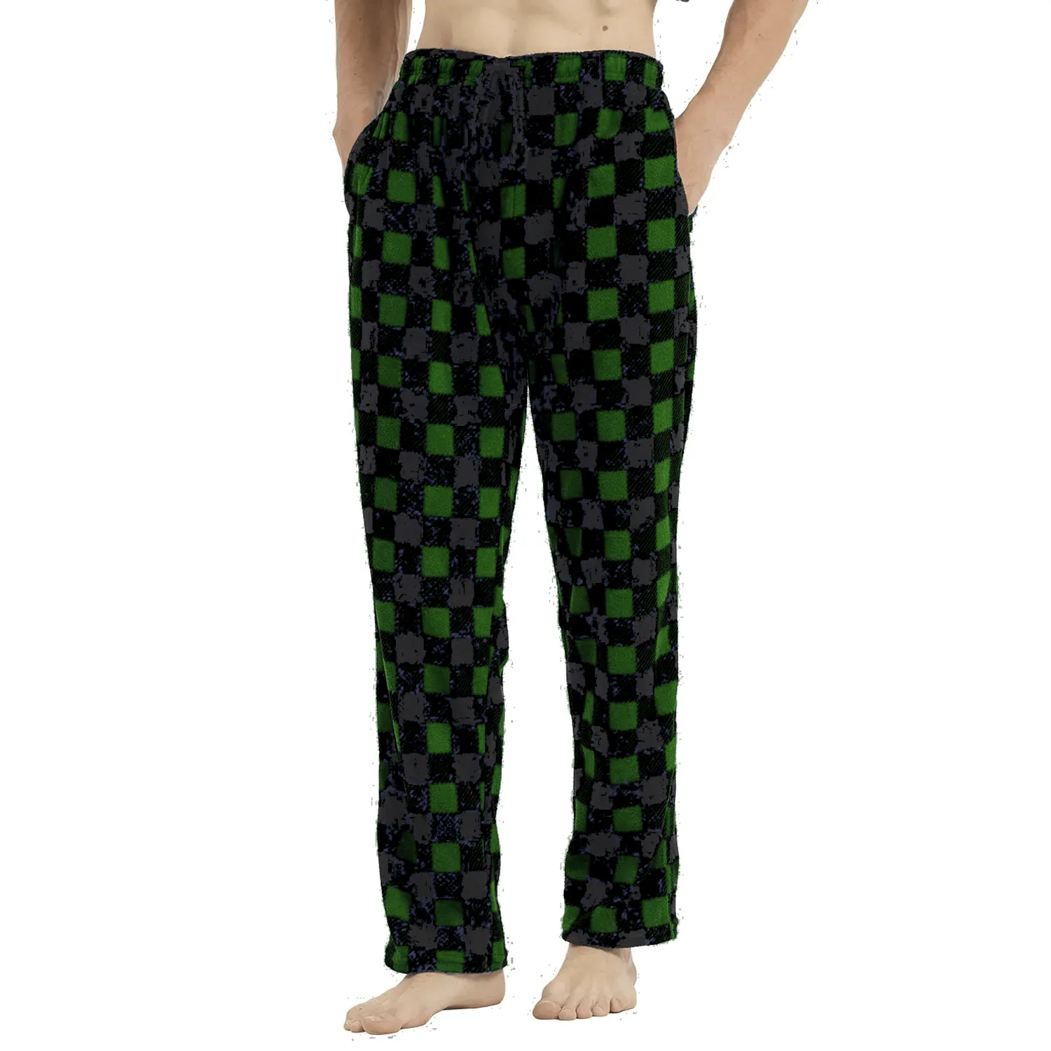 Men's Comfort Stretchy Plaid Pajama Pants
