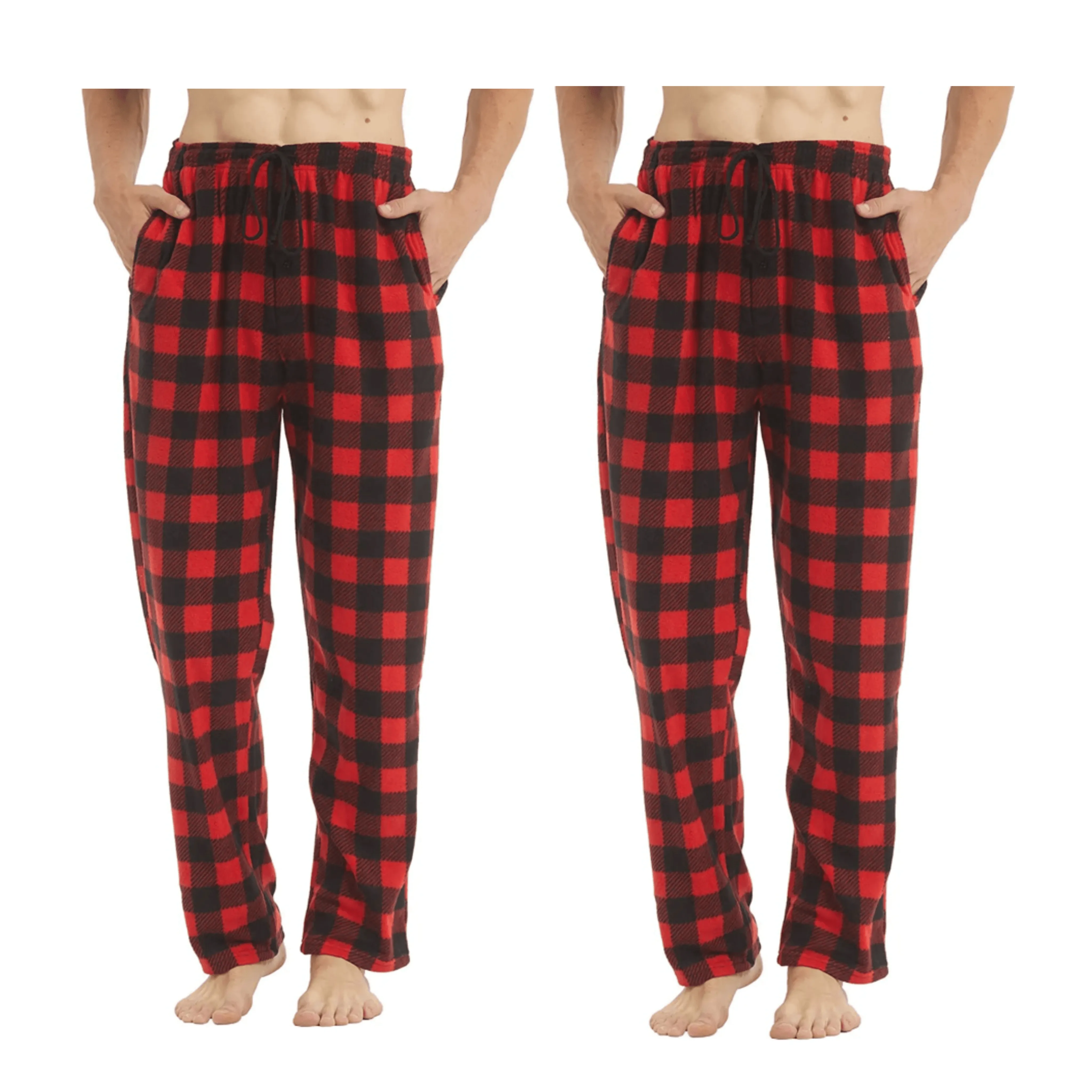 Men's Comfort Stretchy Plaid Pajama Pants