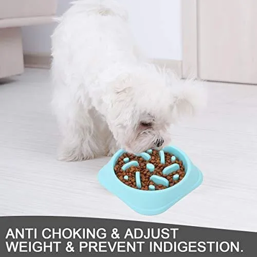 Noyal Dog Slow Feeder Bowl Non Slip Puzzle Bowl Anti-Gulping Pet Slower Food Feeding Dishes - Interactive Bloat Stop Dog Bowls - Durable Preventing Choking Healthy Design Bowl for Dogs
