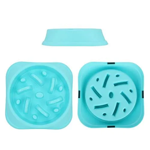 Noyal Dog Slow Feeder Bowl Non Slip Puzzle Bowl Anti-Gulping Pet Slower Food Feeding Dishes - Interactive Bloat Stop Dog Bowls - Durable Preventing Choking Healthy Design Bowl for Dogs