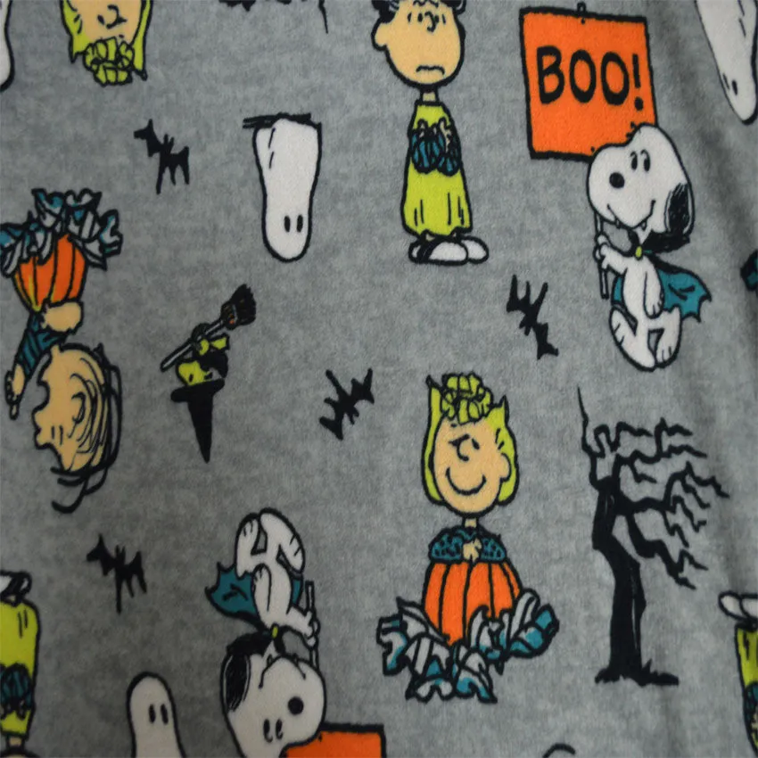 Peanuts Gang Great Pumpkin Charlie Brown Halloween Mens Pajama
