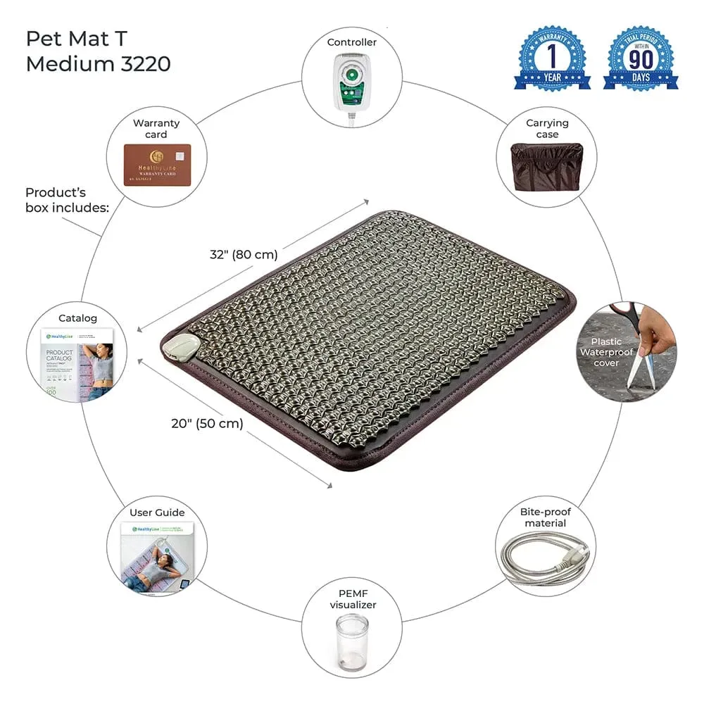 Pet Mat T Medium 3220 Firm - PEMF Inframat Pro by Healthyline