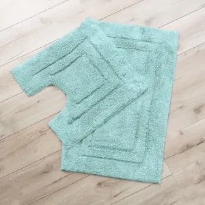 Renee Taylor 2 Piece 2000GSM Cotton Bath Mat Set