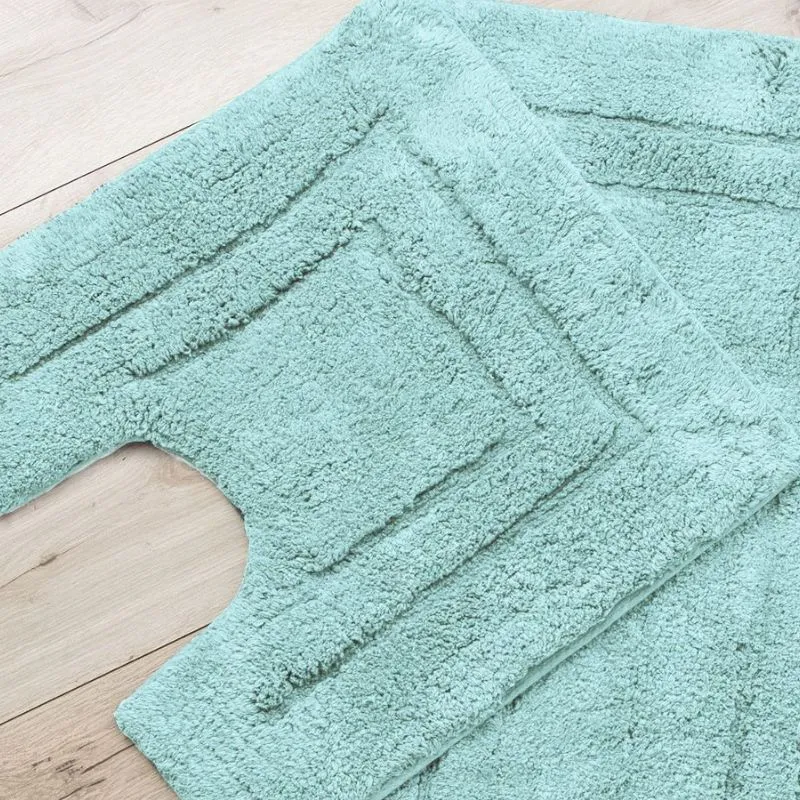 Renee Taylor 2 Piece 2000GSM Cotton Bath Mat Set