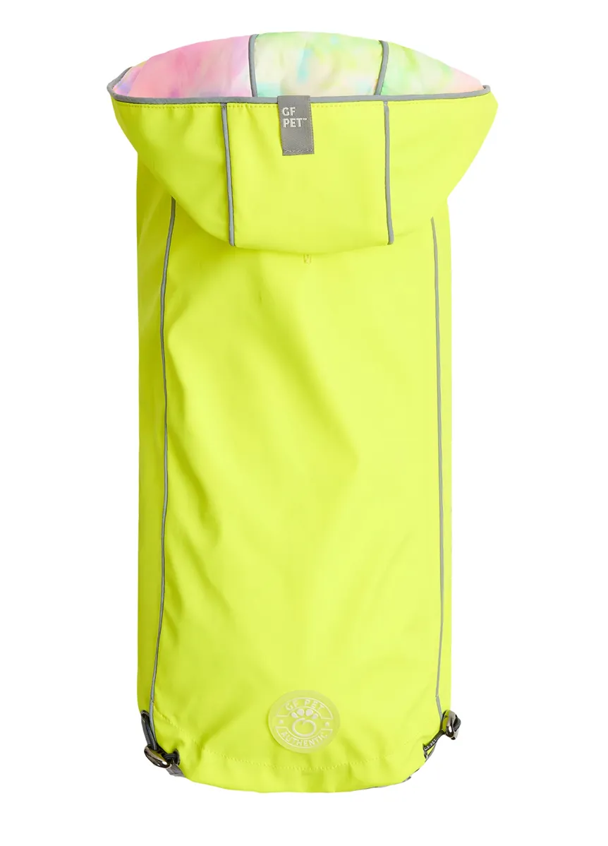 Reversible Raincoat (Neon Yellow & Tie Dye)