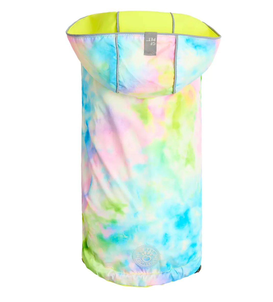 Reversible Raincoat (Neon Yellow & Tie Dye)