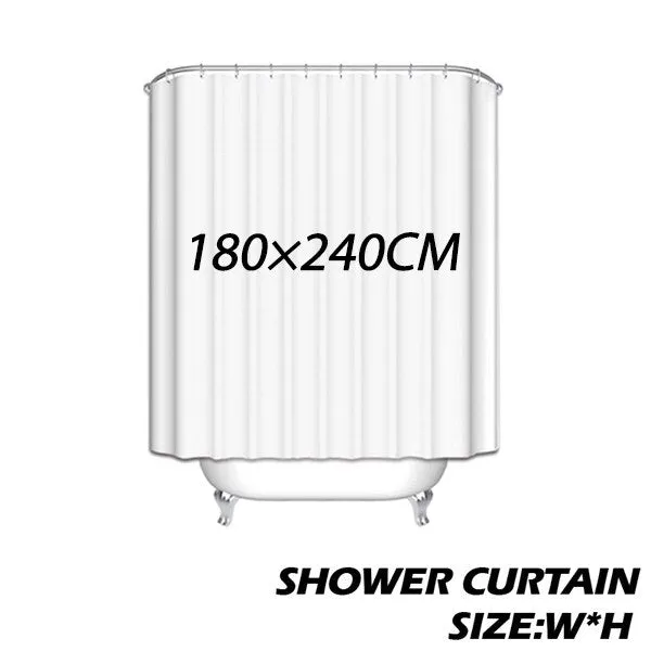 Shower Curtain Set Black China Window Red Oriental Lantern Plum Blossom Red Flower Polyester Fabric Bath Curtain Floor Mat