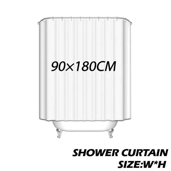 Shower Curtain Set Black China Window Red Oriental Lantern Plum Blossom Red Flower Polyester Fabric Bath Curtain Floor Mat