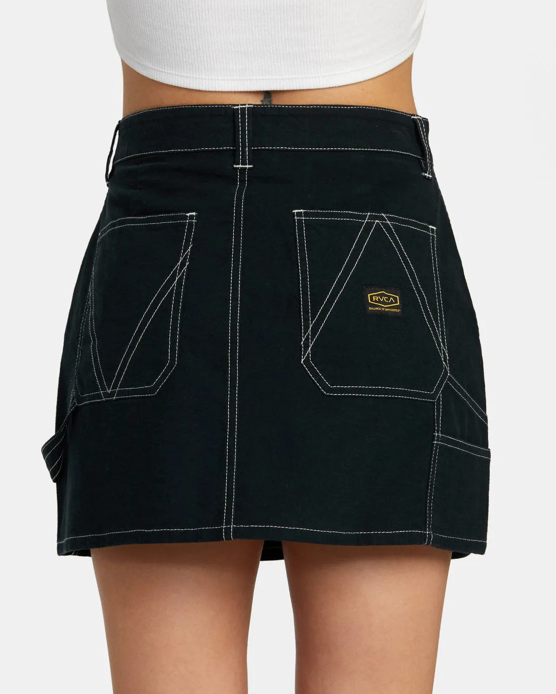 Spring Shift Skirt - Black