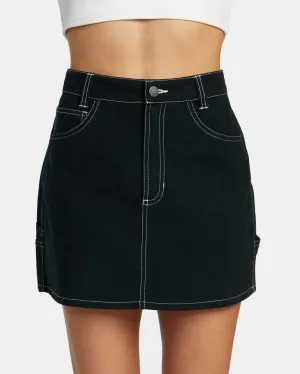 Spring Shift Skirt - Black
