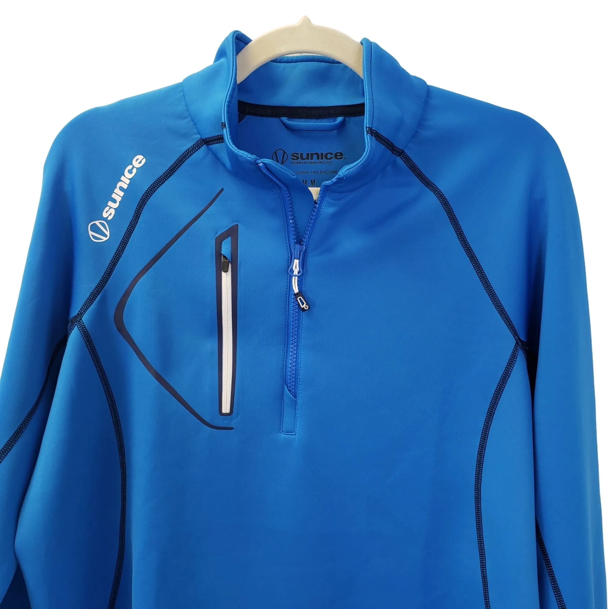 Sunice Allendale Thermal Half Zip Activewear Jacket Size Medium