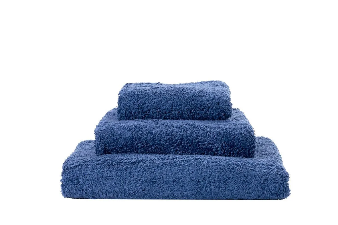 Super Pile Cadette Blue Towels by Abyss and Habidecor