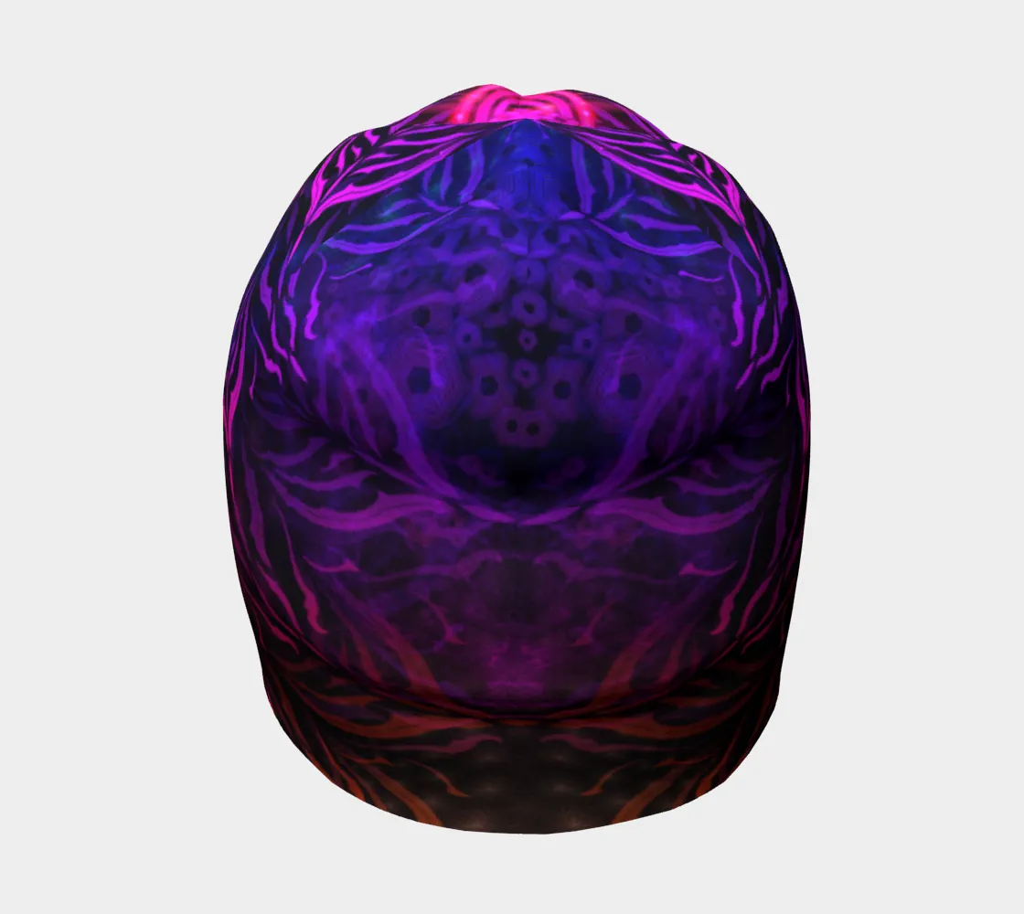 Warm Metatrons Mandala | Beanie | Yantrart Design
