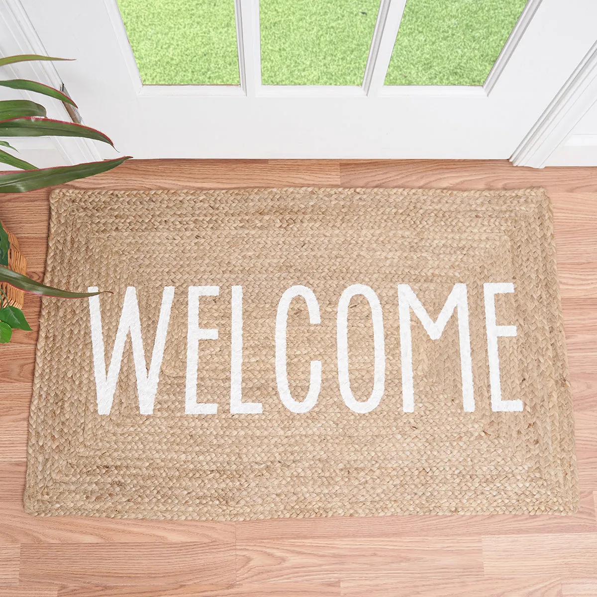 Welcome Jute Braided Rug